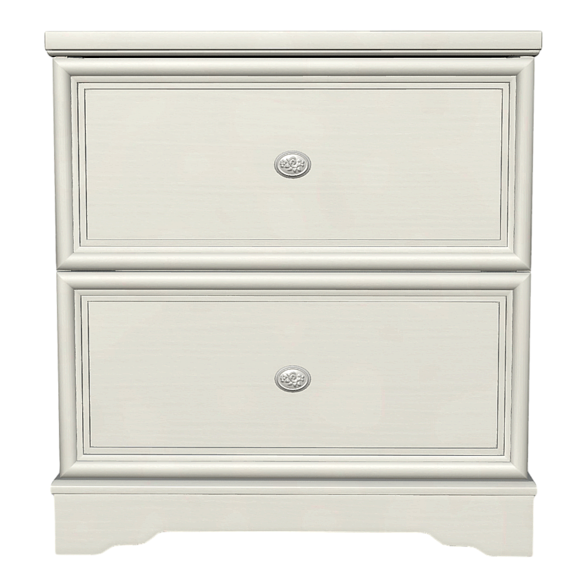 Lin's home Korean-style solid wood bedside table