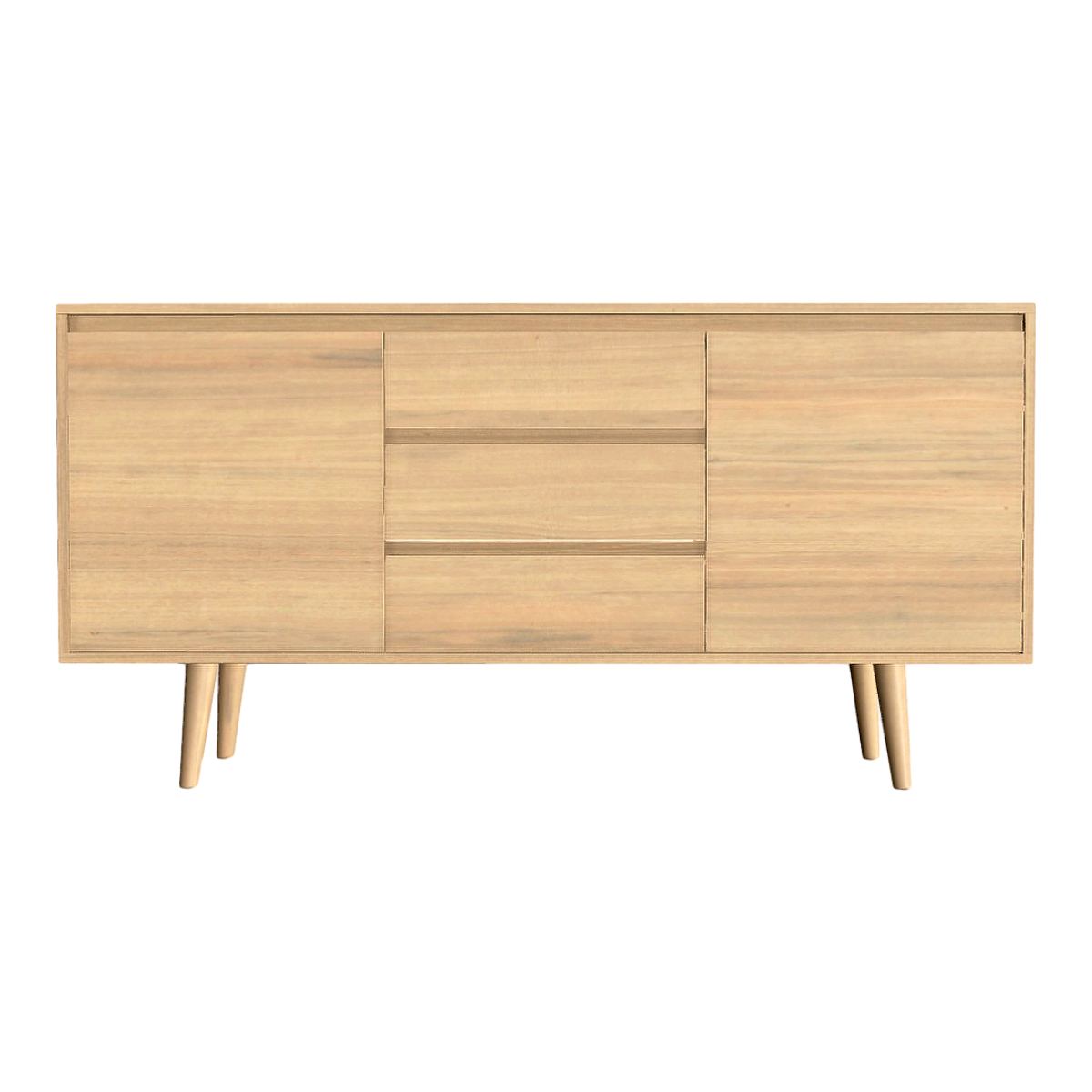 Nordic Simple Solid Wood TV Cabinet