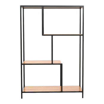 American Style Simple Solid Wood Metal Rack
