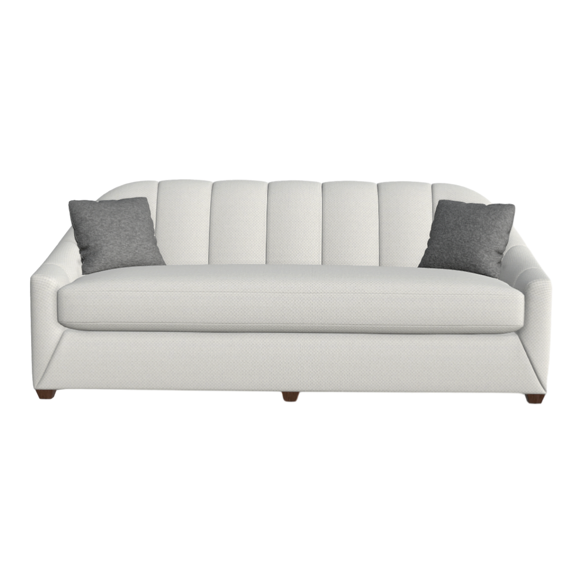 European-style casual white gray multi-person sofa