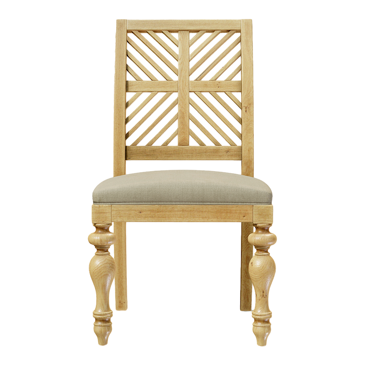 European-style Classical Solid Wood Backrest Chair