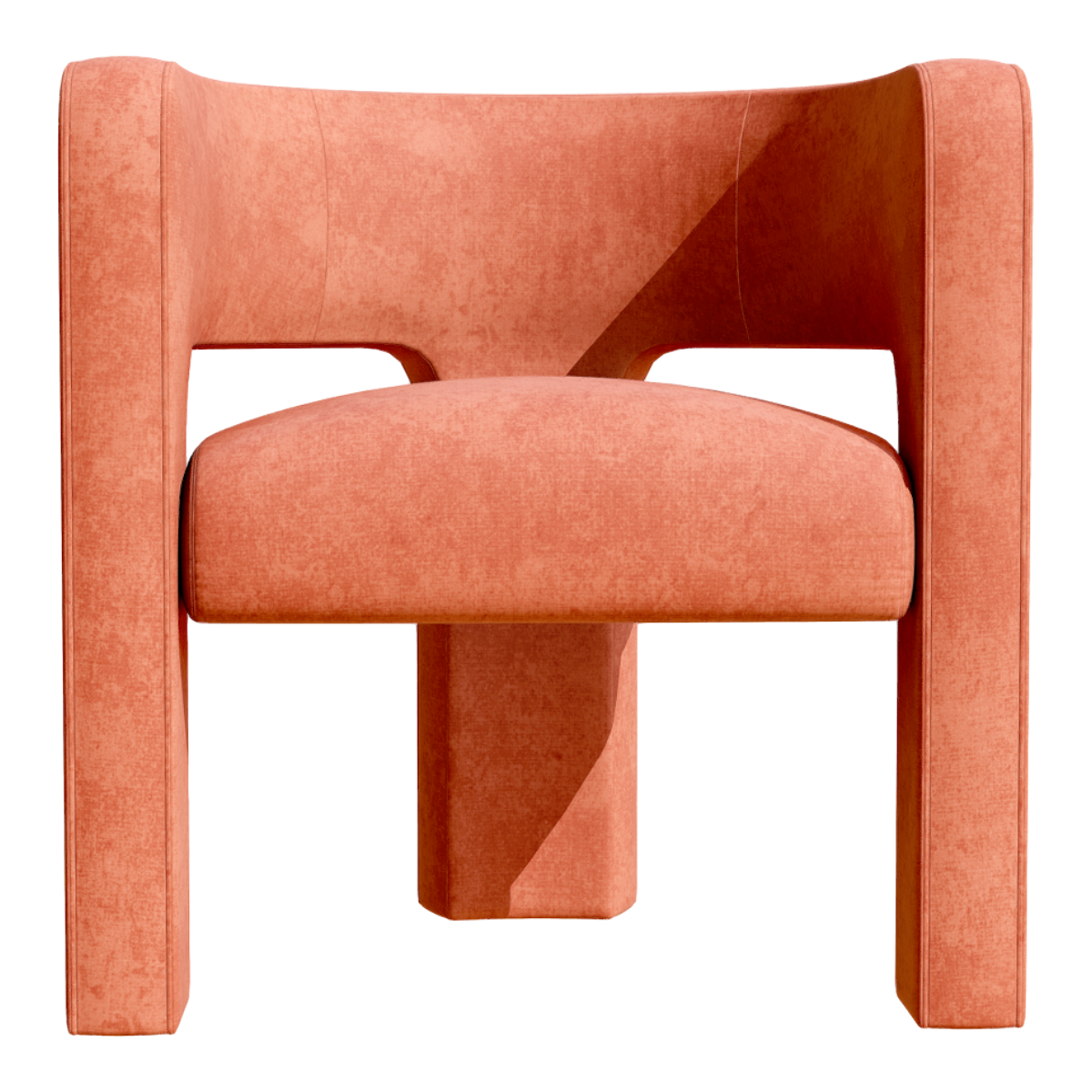 European Style Casual Orange Armchair