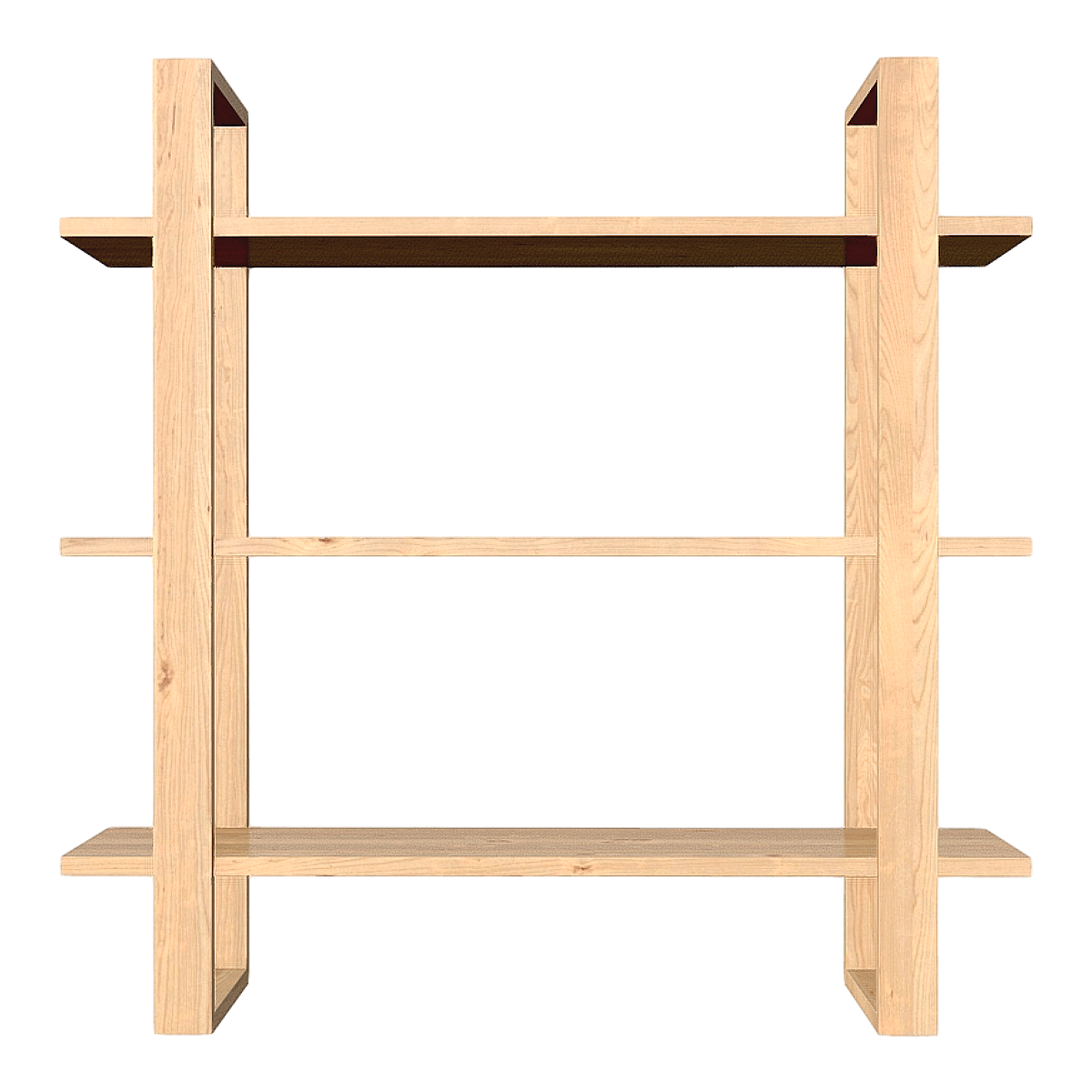Modern Simple Solid Wood Storage Rack