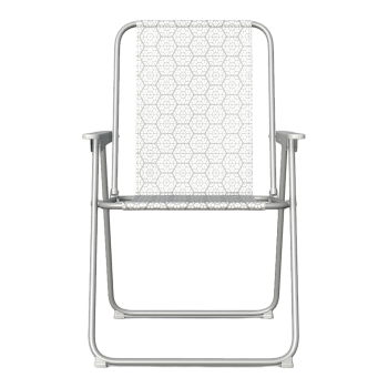 European-style casual white folding chair