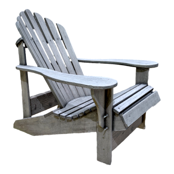 Indoor and outdoor blue and white all solid wood frog chair outdoor camping chair