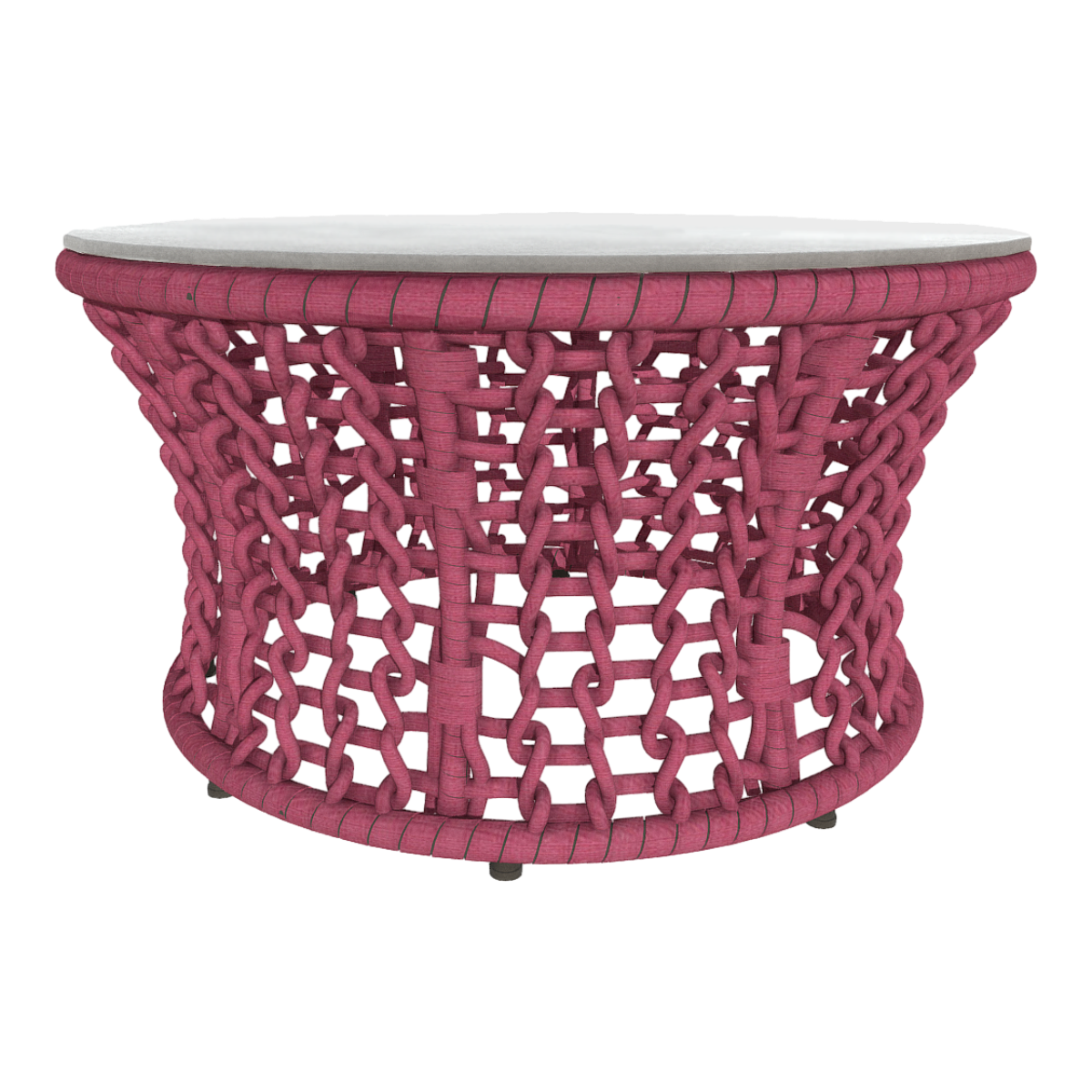 Creative Metal Red Rope Wool Table Cushion Coffee Table Tea Table