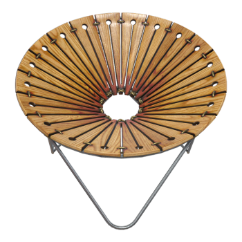 Indoor Outdoor Creative Metal Solid Wood Camping Chair Balcony Chair