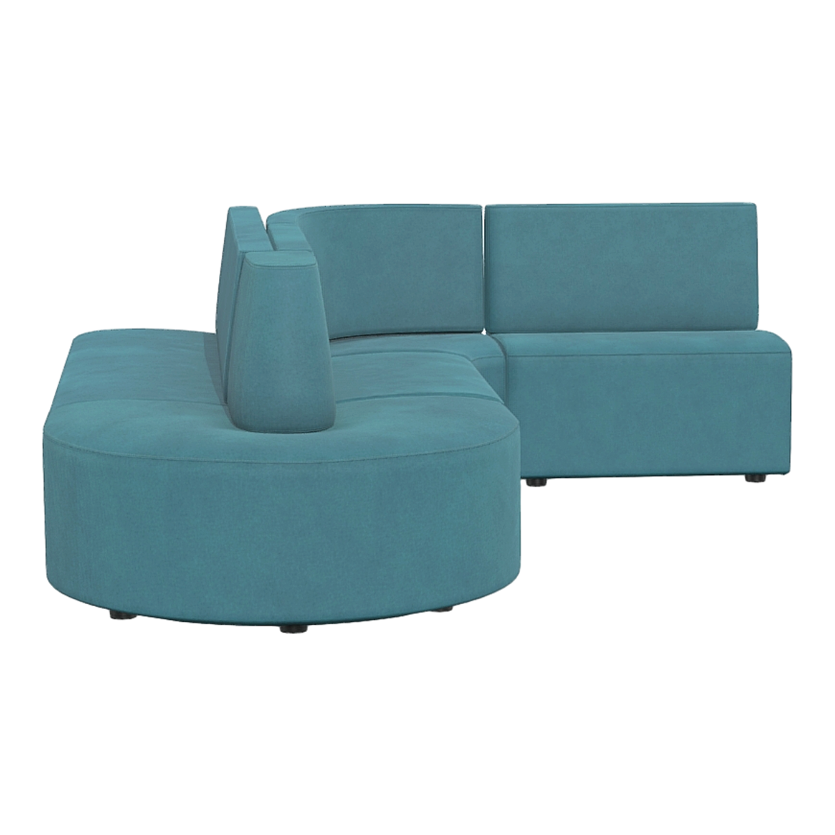 Modern Home Creative Iron Royal Household Color Leather UL Multi-person Backrest Sofa