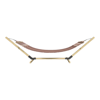 Outdoor Beach Camping White Birch Solid Wood Folding Bed Hammock Bed