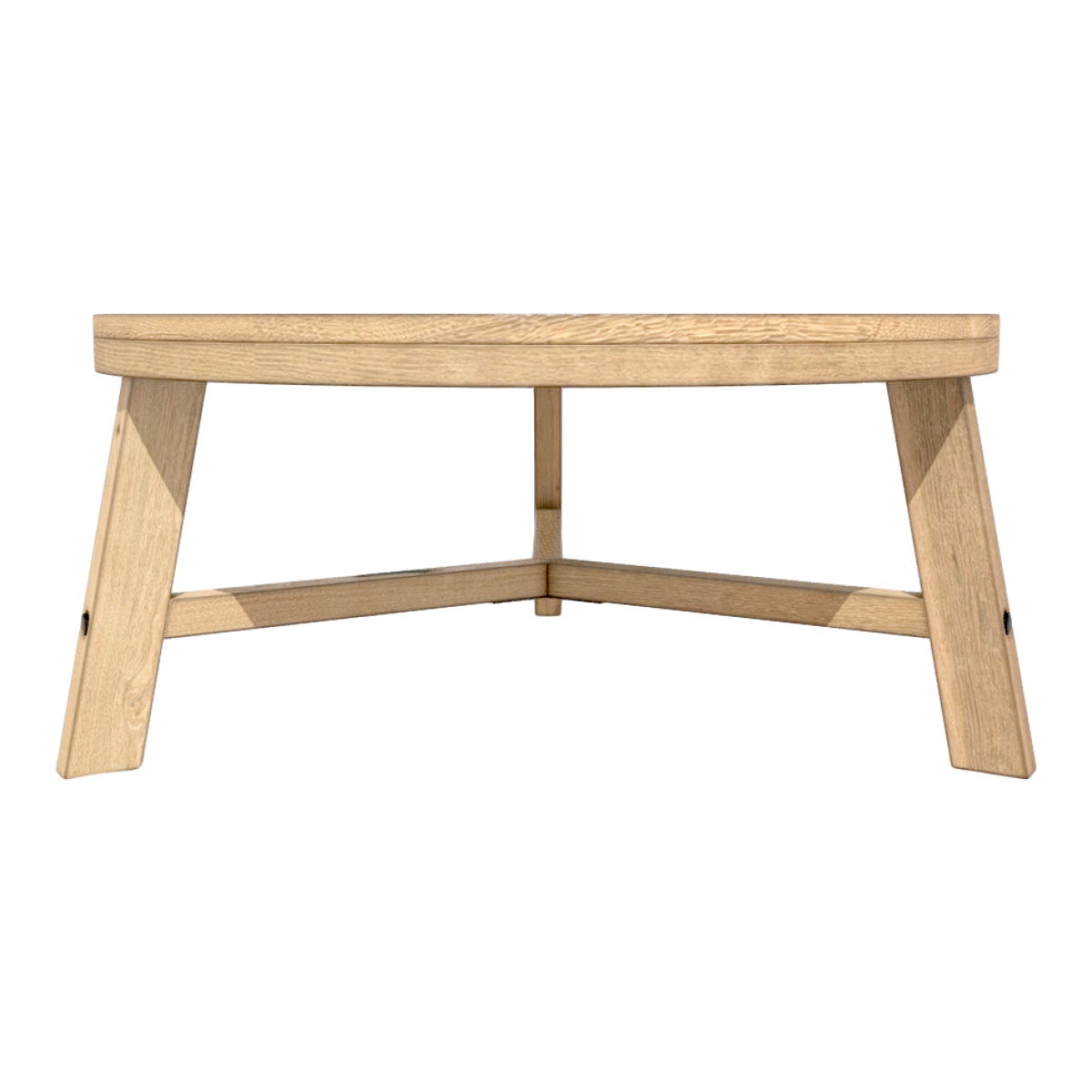 Home Simple Oak Solid Wood Triangle Coffee Table Coffee Table