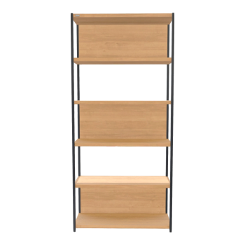 Modern Simple Metal Oak Solid Wood Multi-layer Storage Rack Display Rack