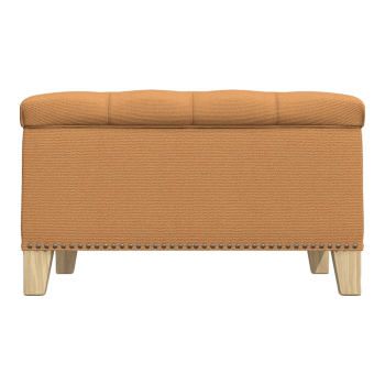 Home Living Room Bedroom White Birch Solid Wood Orange Fabric Buckle Stool Low Stool Shoe Changing Stool