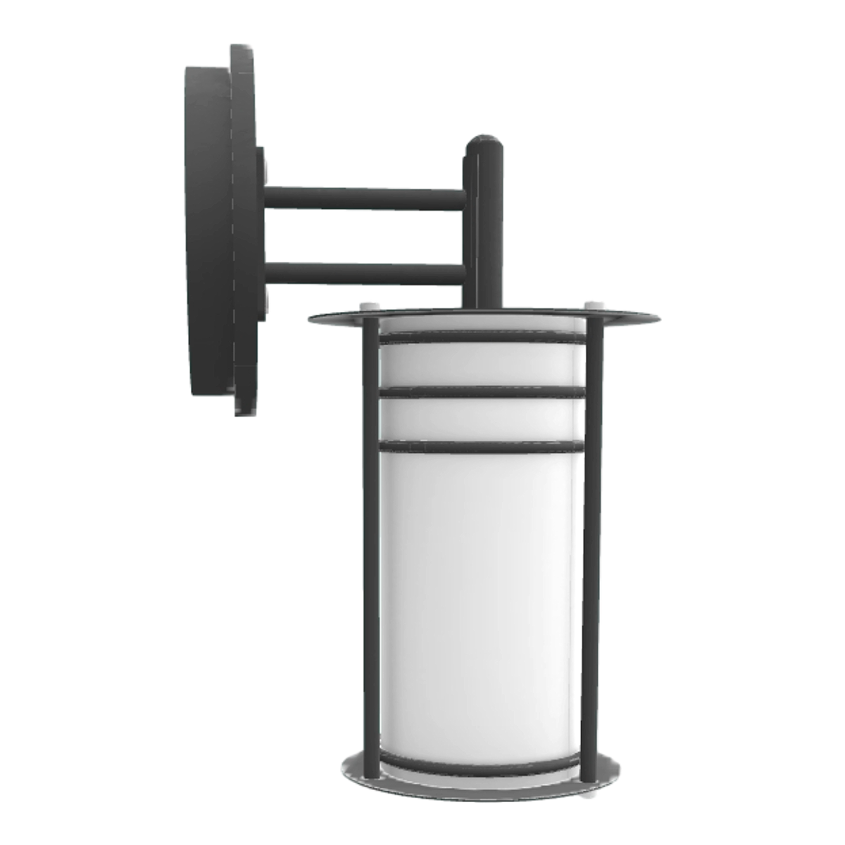 Indoor and outdoor wall-mounted metal white lampshade hanging lamp lighting lamp