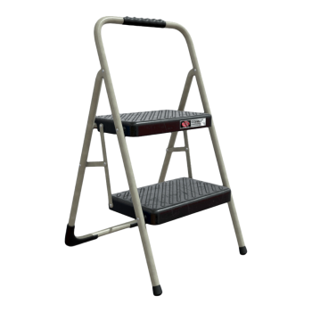 Modern Household Portable Metal Folding Portable Double-Layer Low Ladder Two-Step Ladder