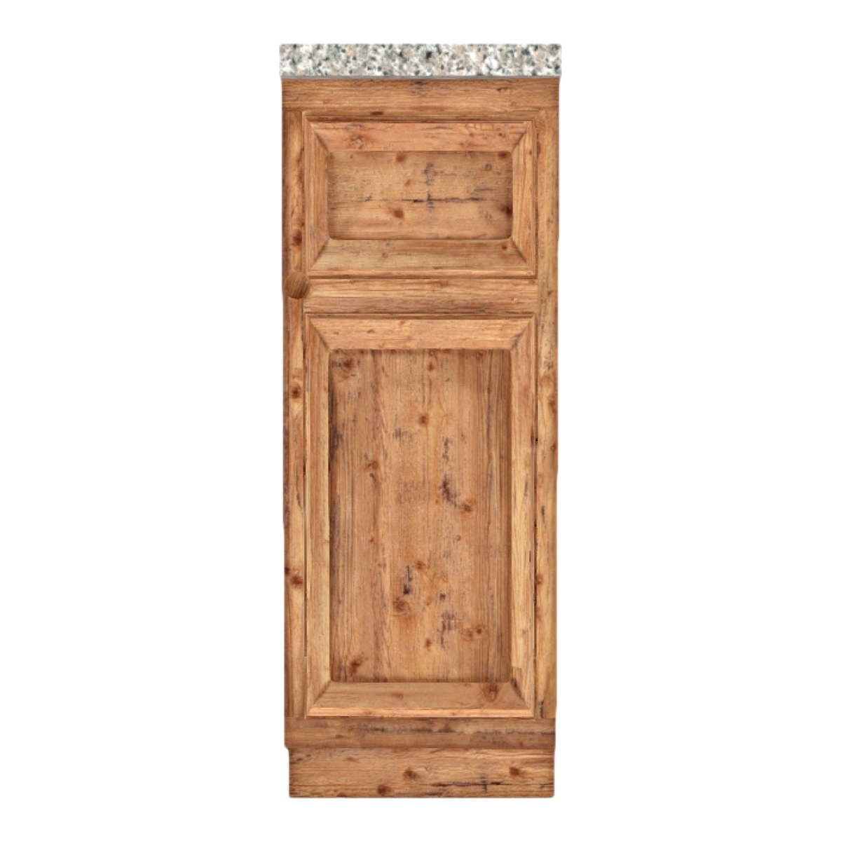 Household Kitchen Granite Marble Old Elm Wood Solid Wood White Paint Single Door Shelf Cabinet Cabinet