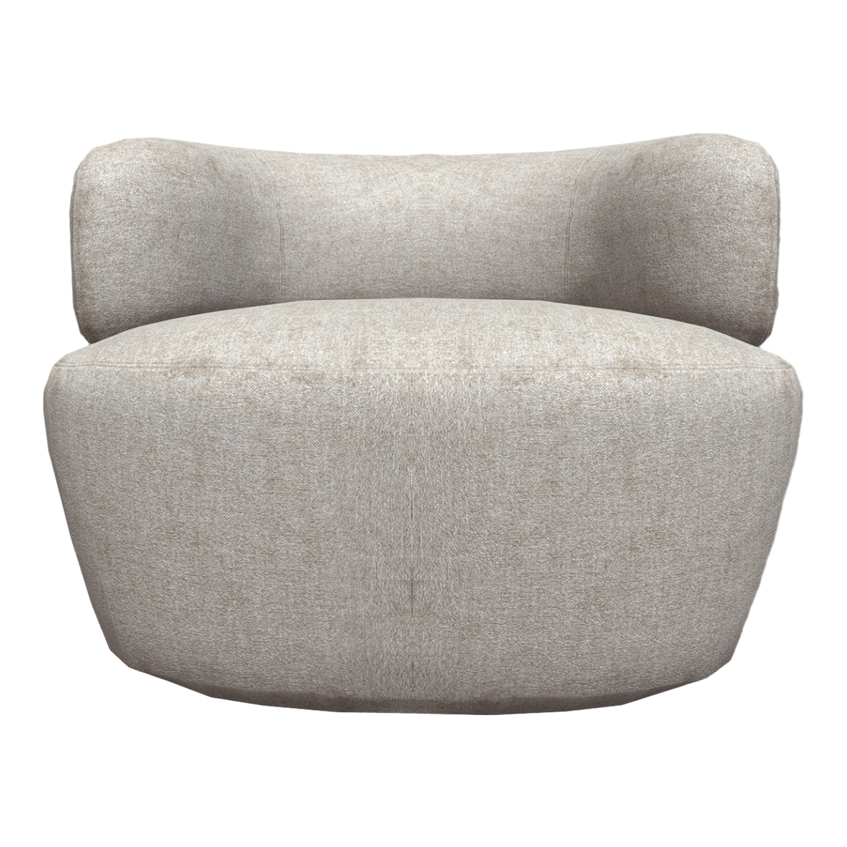 Nordic Simple Cream Style Living Room Bedroom Beige Fabric Lazy Sofa Backrest Sofa