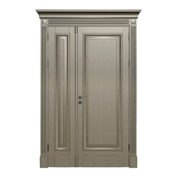 Modern Home Stainless Steel Wood Grain Metal Single Open Security Door