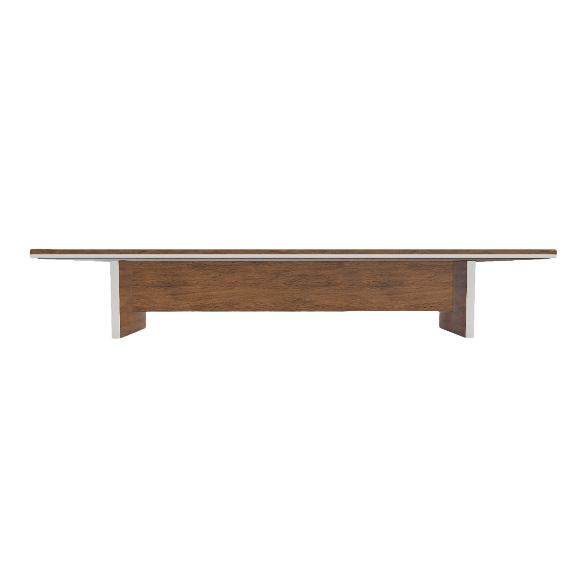 Meeting Room Home Black Walnut Solid Wood White Marble Square Table Long Table-Table