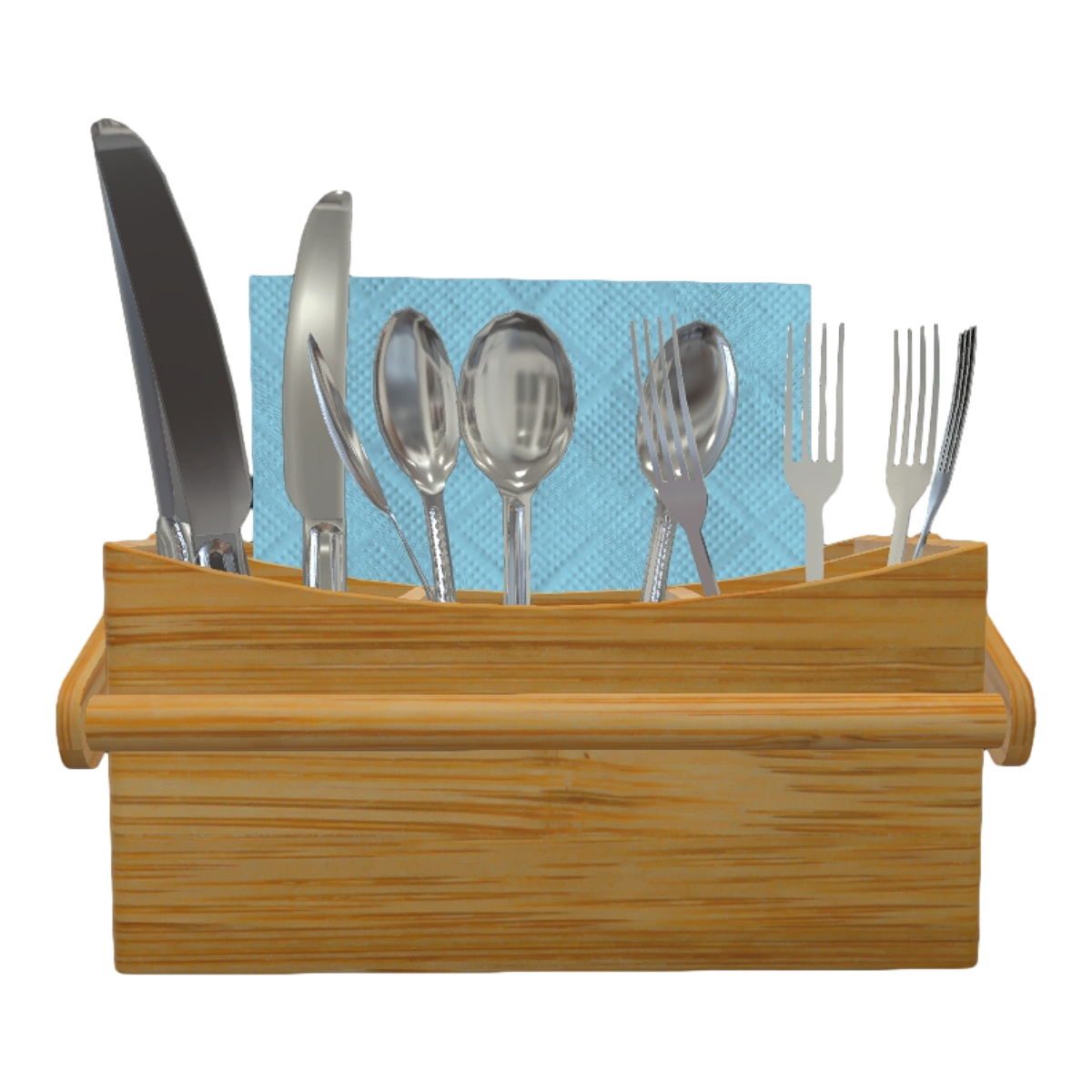 Modern Kitchen Oak Solid Wood Desktop Small Storage Box Tableware Tissue Storage Box