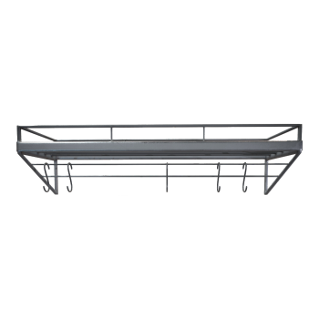 Bathroom and Toilet Household Wall-Hanging All-Metal Multifunctional Trapezoidal Hanger Top Iron Rack