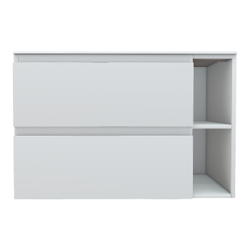 Nordic Bathroom Bathroom Full White Ceramic Hand-washing Cabinet Drawer Cabinet Wash-washing Table