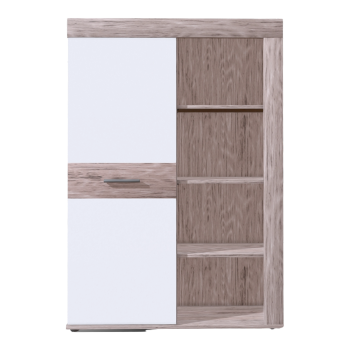 Nordic Bedroom White Tile Single Door Wardrobe Shelf Cabinet Wardrobe Storage Cabinet