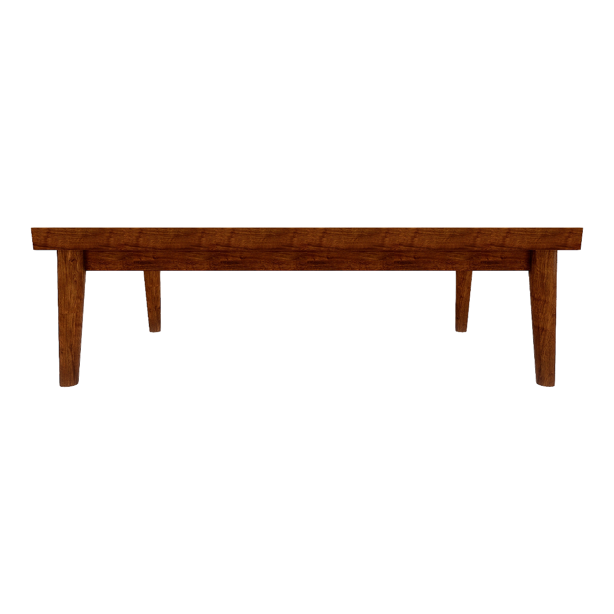 Chinese style all black walnut solid wood four legged coffee table table, square table, low table, long table