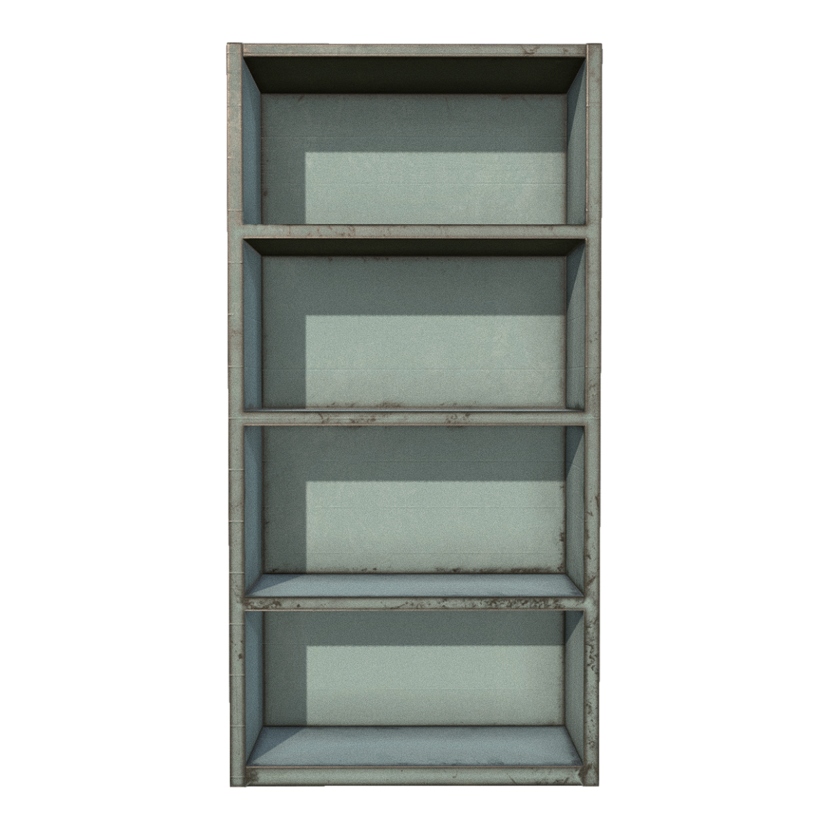 Modern living room bedroom all metal four story bookshelf display cabinet storage cabinet - metal cabinet