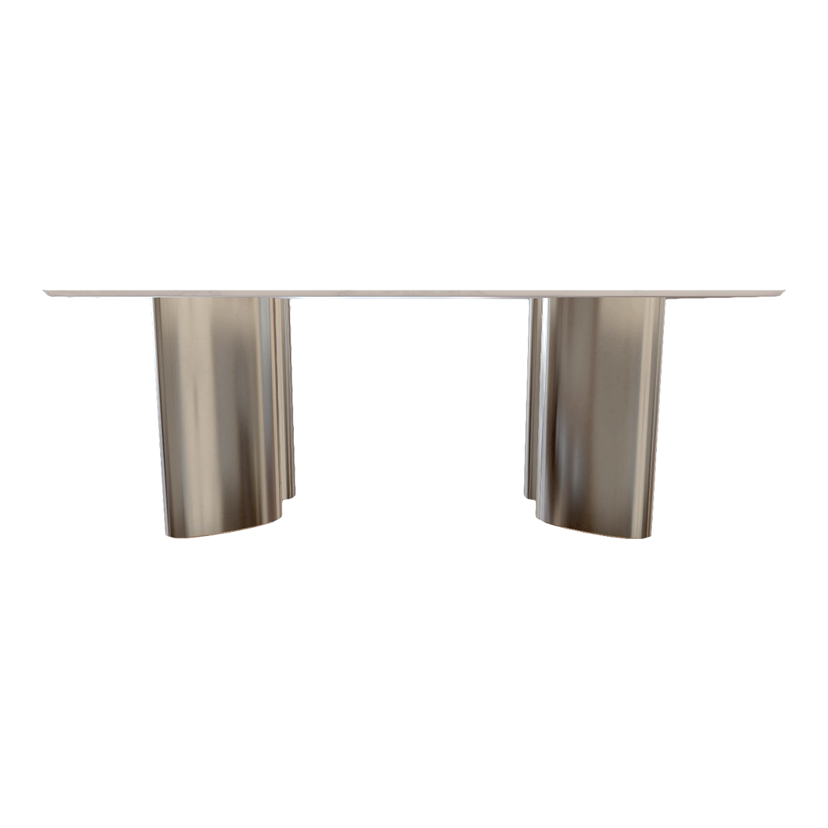 American home metal oval four legged white patterned marble table square table dining table - table