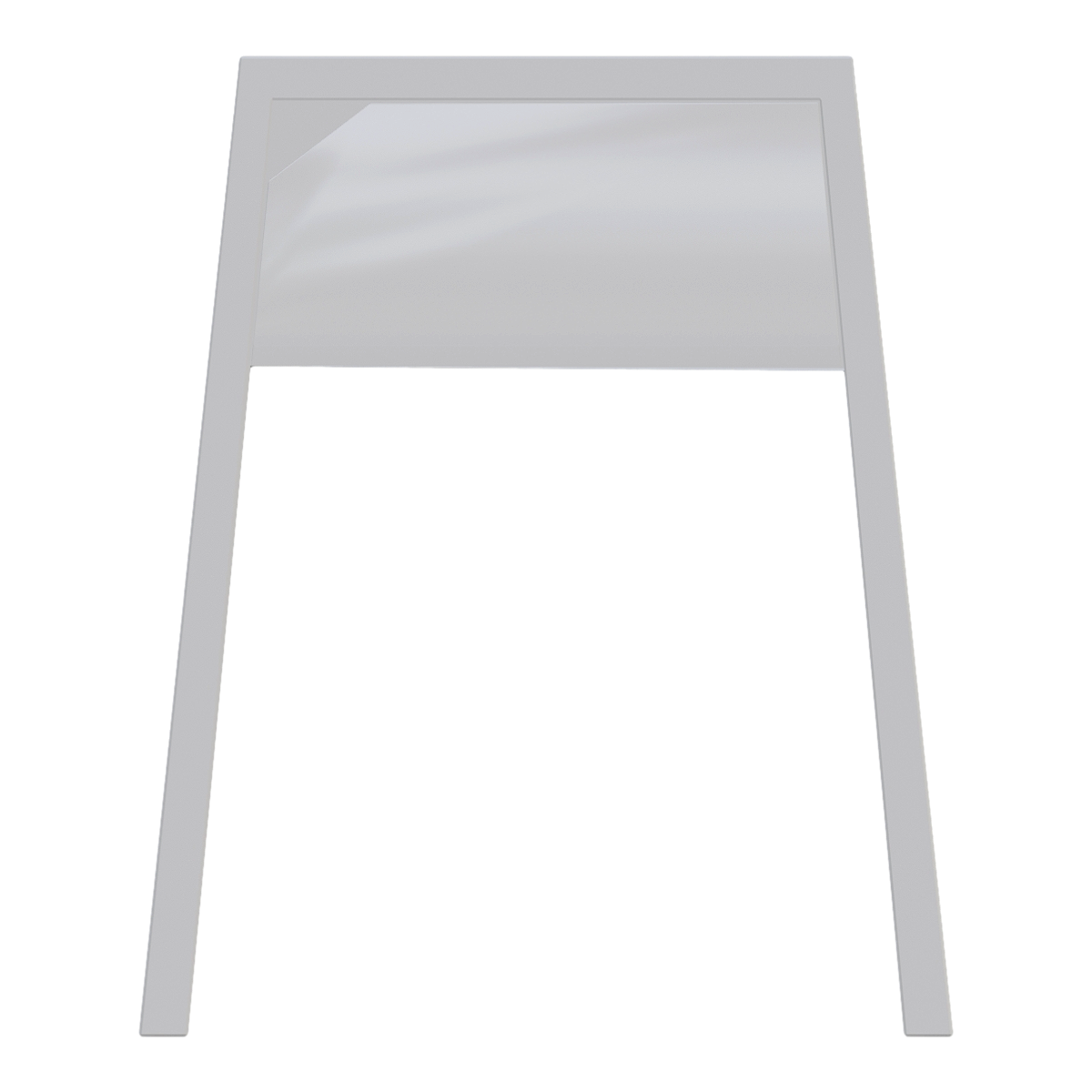 IKEA white ceramic tile trapezoidal drawer bedside table