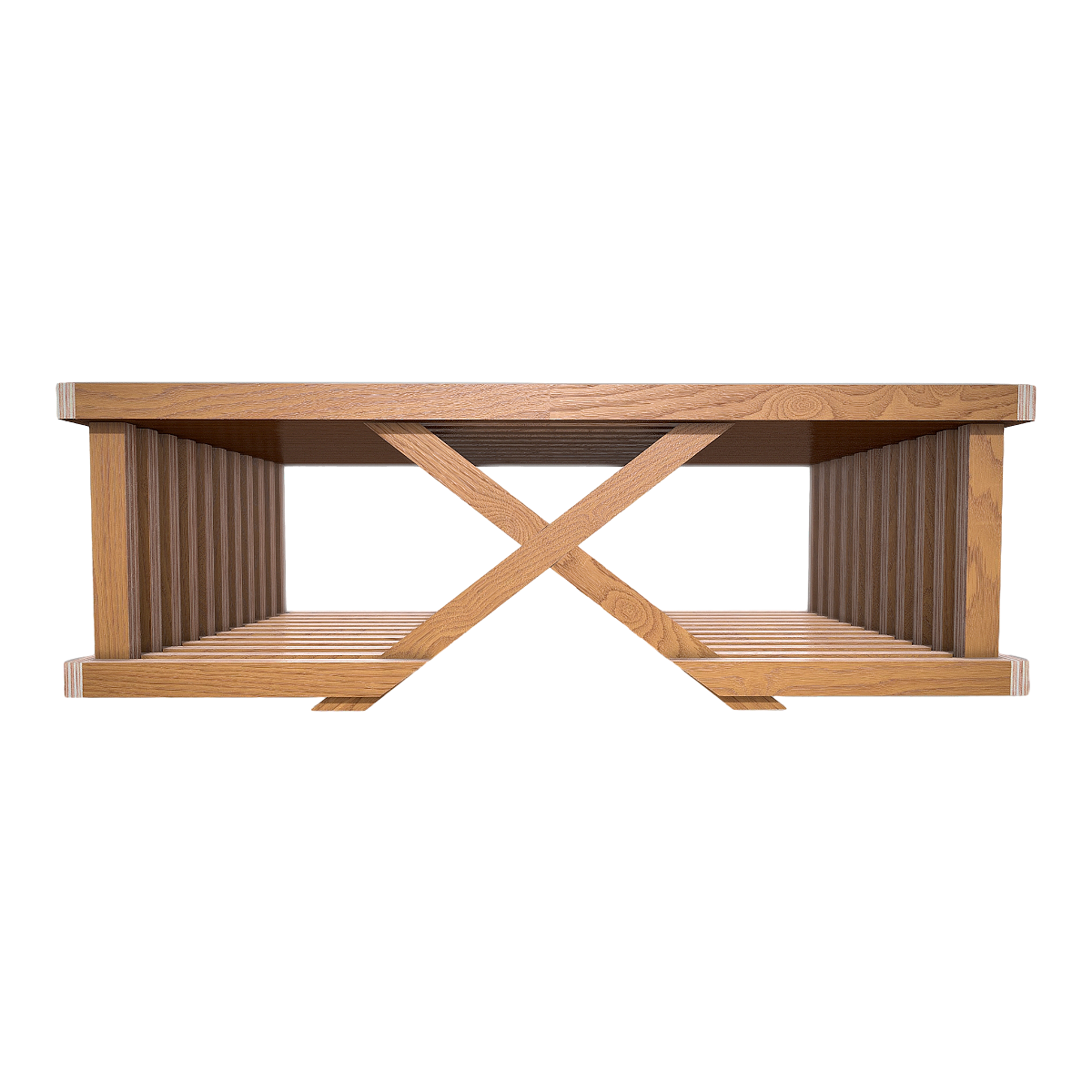 Modern creative double-layer plywood tea table and coffee table