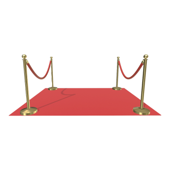 Hotel Wedding Celebration Welcome Round Ball Column Red Velvet Fabric Red Carpet