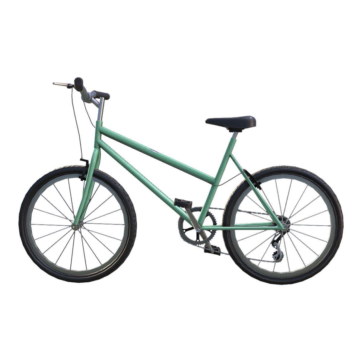 Classic Bicycle, Student Bicycle, Green