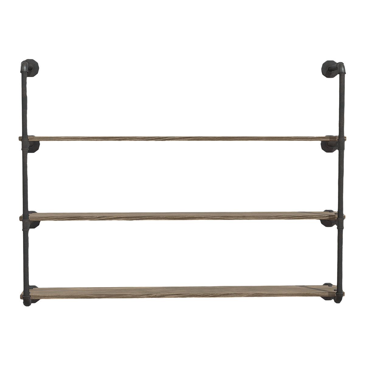 Three layer wall mounted storage rack, display rack, ornament rack