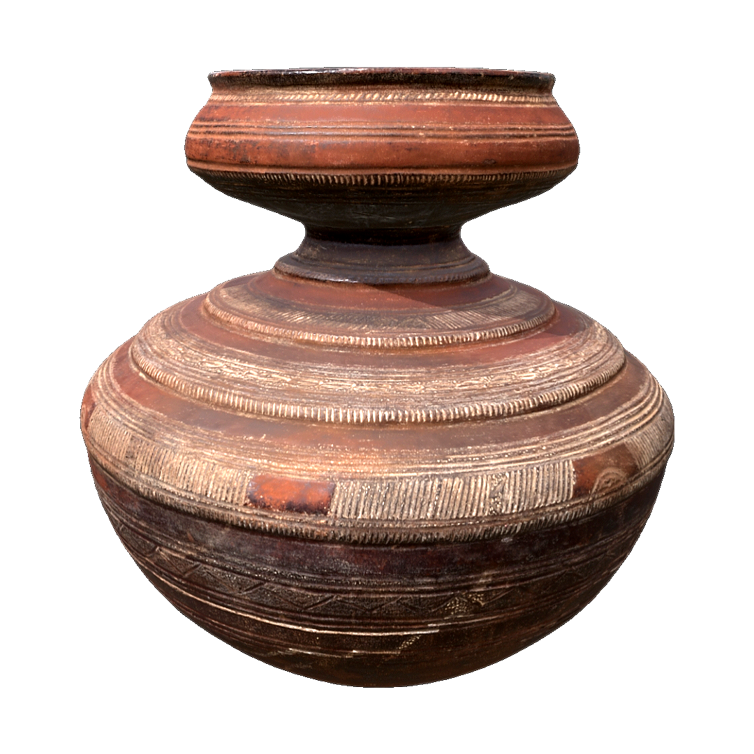 African clay jar