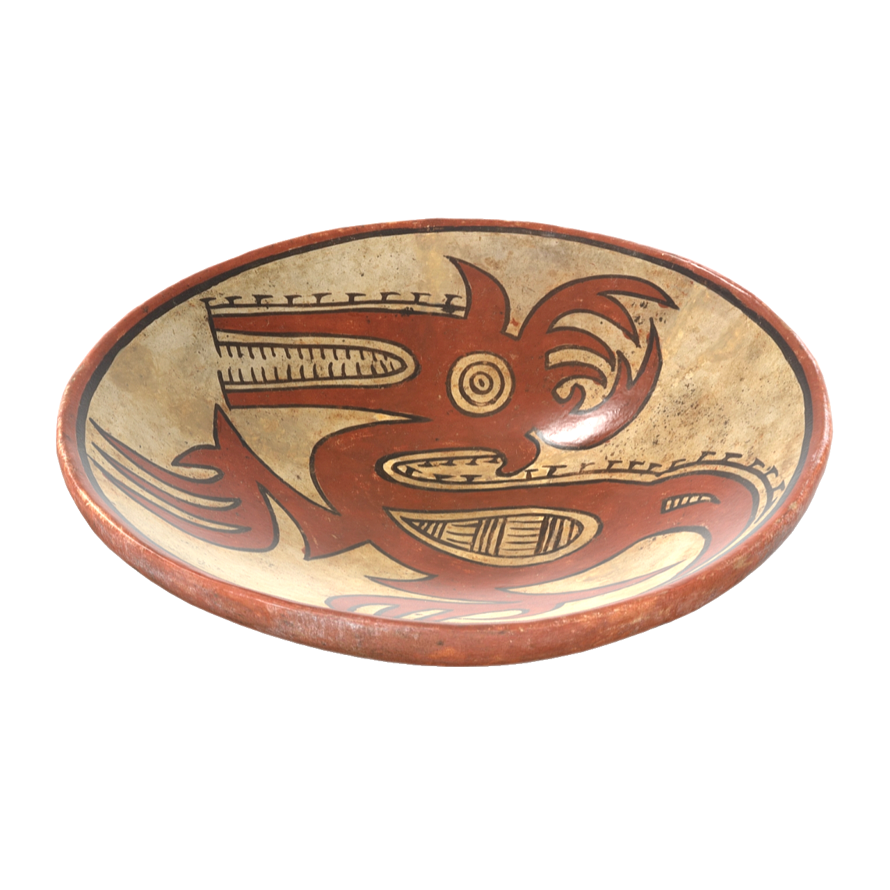 White tailed deer pattern ceramic disc